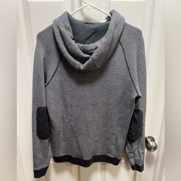Carbon2Cobalt | Men's‎ Preseason Sweater Henley Hoodie Sz S Gray #155227 - Picture 3 of 8